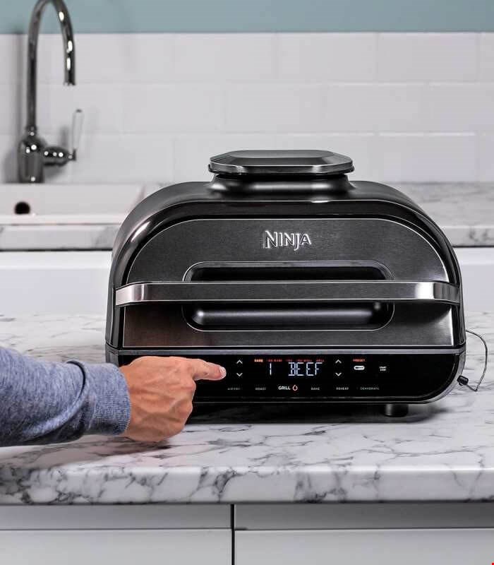 دستگاه گریل و ایرفرایر 6 کاره نینجا Ninja AG551 Foody Smart